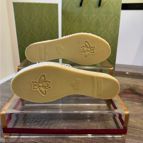 Authentic Gucci Espadrille Slides - Picture 5 of 8